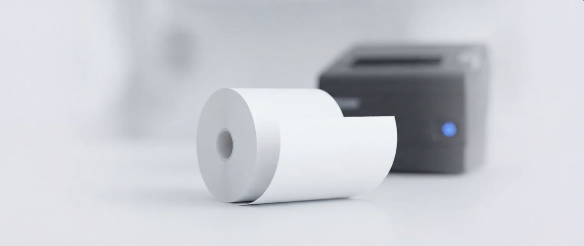 Thermal Receipt Paper (50 Rolls) 2 1/4 x 200 - 55 GMS Receipt Paper for POS Registers - BPA Free - US Procured